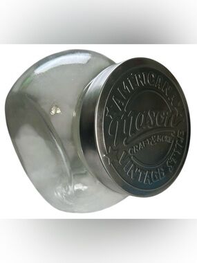 GLASS MASON CANISTER